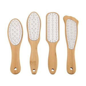 BE BEAUTY Lime à pieds en verre nano avec poignée en bois, éliminateur de callosités et de peaux mortes, lavable, lime à pédicure, couleur personnalisable - Product Image 3