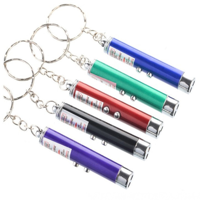 Factory Direct Luxury Style Metal LED Light Torch Laser Pointer Cat Toy Eco-Friendly Interactive Infrared Toy with EVA Material