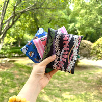 Sacs d'épicerie réutilisables Sacs à provisions pliables Fourre-tout d'épicerie avec pochette attachée Lavable en machine Écologique