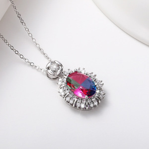 Collier Pendentif Classique en Cuivre Synthétique pour Femme, Chaîne Ras du Cou Élégante, Bijou Tendance, Cadeau Idéal pour Fête - Product Image 4