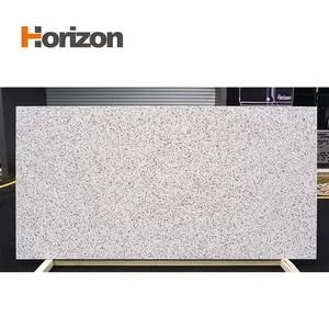 Horizon Quartz Stone Calacatta White Grey Veins Natural Marble Look Artificial Stone Slabs Wholesale Kitchen Countertops