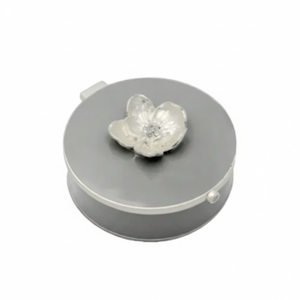 Joyeros de aleación de zinc esmaltado Contenedor elegante para sus piezas atesoradas 11,9x10,8X4,8 cm - Product Image 1