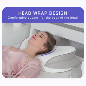 Oreiller cervical orthopédique pour dormeurs sur le côté, en mousse à mémoire de forme, ergonomique, réglable, soutien du cou, oreiller pour un sommeil profond - Product Image 1