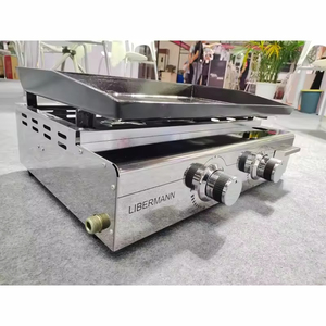 Barbecue au gaz professionnel Libermann pour l'extérieur, en acier inoxydable, sans fumée, <span class=keywords><strong>plancha</strong></span> au gaz pour hôtels et restaurants - Product Image 3