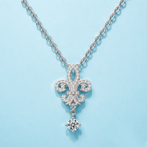 Collar de Plata de Ley 925 de Alta Calidad, Personalizado de Fábrica, con Colgante de Circonita 5A para Mujer, Joyería Elegante y Moderna para Regalo - Product Image 2