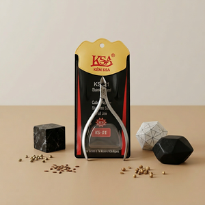 Cortaúñas Profesional de Lujo de Acero Inoxidable, Cuchilla Afilada de 5 mm con Mandíbula Plana para Uñas de Dedos de Manos y Pies, Uso para Adultos - Product Image 5