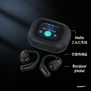 Écouteurs Traducteurs IA <span class=keywords><strong>X5U</strong></span> Type-C en Plastique Étanche Intra-auriculaires Sans Fil Traduction en Temps Réel Faible Latence Basses Profondes - Product Image 5