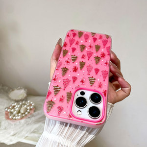 เหมาะสำหรับเคส iPhone 17 Pro Max, ของขวัญต้นคริสต์มาส, เคสเจลลี่สีแดงกุหลาบสัมผัสนุ่ม, เคสโทรศัพท์กันกระแทก - Product Image 5