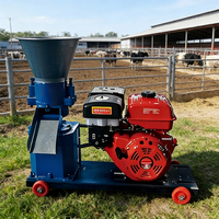 Machine à granulés électrique portable pour l'alimentation animale, le sciure de bois, la biomasse, le traitement de la paille, haute efficacité, utilisation facile