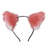 Petite cloche chat oreille bandeau Halloween jeu de rôle Cosplay accessoires de fête en peluche chat renard oreille dessin animé bandeau