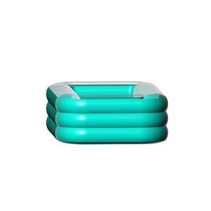 Piscine carrée gonflable pour bébé style moderne 2026 – Équipement de divertissement extérieur, parc aquatique, jouets gonflables - Product Image 3