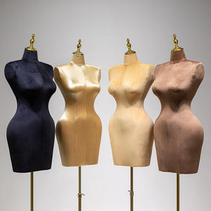 Mannequin féminin grande taille coloré, demi-corps, mousse PU, gros buste, gros hanches, buste supérieur, mannequin pour l'affichage de vêtements de détail - Product Image 2