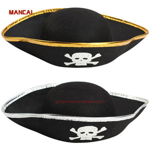Pirates chapeau Cosplay Costume accessoires chapeaux de fête adultes enfants Halloween carnaval décontracté caractère Style feutre matériel scènes de <span class=keywords><strong>jeu</strong></span> - Product Image 1