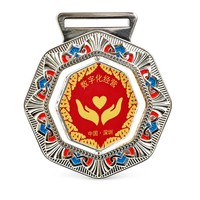 Medali Logam Kustom Dapat Diputar Dua Sisi, Penghargaan Berputar untuk Lomba Marathon, Suvenir Koin Kenang-kenangan yang Dipersonalisasi
