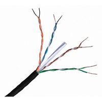 Kabel LAN Cat6 UTP S/FTP CPE Gel Fill Tahan Air untuk Luar Ruangan, Eksternal, dan Terpendam, 305m, 4G, Bersertifikasi Polandia