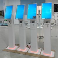 Kiosque en libre-service 22/24 pouces tout-en-un, écran tactile, machine de paiement, tablette informatique Windows Android, intégration POS, totem