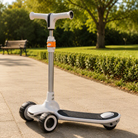 Trottinette pliable à 3 roues pour enfants, en acier et PVC, pour bébés et tout-petits, utilisation en extérieur