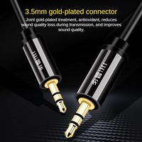 Cable de Audio de 3.5mm Macho a Macho, Apto para Auriculares de Juego, Altavoces y Puertos AUX en el Automóvil, Cable de Extensión de Audio Auxiliar