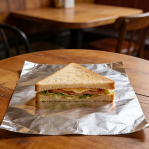 셀룰러 알루미늄 호일 샌드위치 포장지 - 부드러운 촉감의 논스틱 식품 포장지 (레스토랑용) - 버거 포장지 - Product Image 5