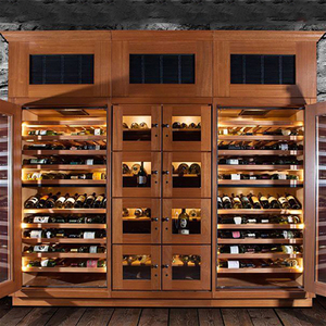 Hầm Rượu Bằng Gỗ Sang Trọng Giá Đỡ Rượu Bằng Gỗ Thông Với Trang Trí Nhà Cửa - Product Image 1