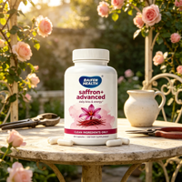 Capsules d'extrait de safran OEM ODM pour l'équilibre de l'humeur, marque privée, 60 capsules, complément alimentaire
