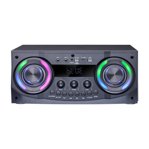 Portable Bluetooth <b>Speaker</b> With Colorful <b>Led</b> Light For Outdoor Karaoke And Fitness Use Rechargeable Battery Powered - Product Image 2
