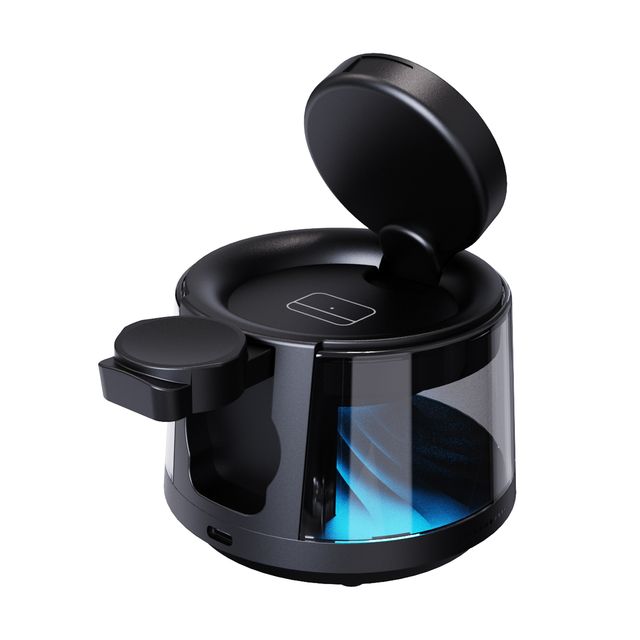 20W 3-in-1 Folding Magnetic Wireless Charging Dock Station with PD Fast Charging QC2.0/3.0 5V/2A Input for Phone & Earphone