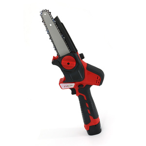 Scie à chaîne électrique professionnelle 21V 6 pouces Mini tronçonneuse au Lithium bricolage de qualité industrielle pour tronçonneuse à bois - Product Image 1