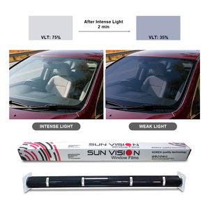 <span class=keywords><strong>Film</strong></span> intelligent photochromique pour vitres de voiture : ajustement automatique de la lumière visible, économie d'énergie, confort amélioré - Product Image 1