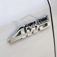 Emblema Universal Metálico 3D 4X4 con Letras, Adhesivo para Coche con Logotipo de Tracción en las Cuatro Ruedas para Ford, BMW, Lada, Honda, Audi, Toyota 4X4 4*4