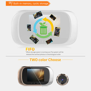 กล้องดิจิตอลหน้าจอ TFT ขนาด2.8นิ้วมองเห็นในเวลากลางคืนได้ถึง90องศากริ่งประตูอัจฉริยะ - Product Image 6