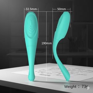 APP Uzaktan Kumandalı G Noktası Külot Vibratörü Yeşil Eğlenceli Uzun Mesafe Giyilebilir Şarj Edilebilir 10 Titreşim Kadınlar ve Çiftler için - Product Image 5