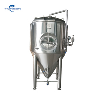 Équipement de brassage de bière de haute qualité, cuve de fermentation de bière en acier inoxydable de 1000 L avec enveloppe de refroidissement