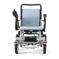 Fauteuil roulant électrique pliable portable de haute qualité en aluminium BC-EA8000-A pour adultes, tout-terrain, avec télécommande, adapté aux personnes handicapées