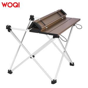 โต๊ะพับพกพา Woqi ขนาด 56x40x40 ซม. โต๊ะอลูมิเนียมพับได้สำหรับตั้งแคมป์ปิกนิกชายหาดกลางแจ้งรูปทรงสี่เหลี่ยมผืนผ้า - Product Image 2