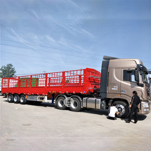 Semi-remorque à ridelles 40 pieds 40 tonnes, semi-remorque à ridelles latérales, semi-remorque <span class=keywords><strong>porte</strong></span>-conteneurs pour marchandises sèches / semi-remorque <span class=keywords><strong>porte</strong></span>-conteneurs à ridelles à vendre - Product Image 5