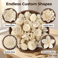 Diffuseur à bâtonnets de fleurs séchées personnalisé, avec remplissage de volume, parfum floral naturel, pour l'aménagement d'hôtels, maisons d'hôtes et salons de thé