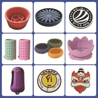 Gamelle anti-glouton pour chien en silicone alimentaire, forme lotus, 2-en-1, avec bol à lécher, sans pièces mobiles, fabriquée en Chine