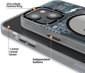 Youngkit iPhone 13 Trường hợp với quân sự cấp chống sốc lai thiết kế cứng bìa sau & mềm Bumper mỏng bảo vệ Bìa - Product Image 5