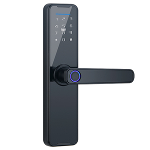 Tuya TTlock Cerraduras sécurité empreinte digitale intelligente électronique bois aluminium serrure de porte <span class=keywords><strong>clé</strong></span> numérique intelligente connectivité Wi-Fi - Product Image 2