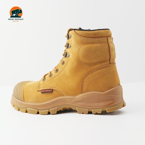 Chaussures de sécurité Rocky <span class=keywords><strong>Buffalo</strong></span> en cuir nubuck résistant à l'usure, à coupe moyenne, à lacets, bottes tactiques, semelle extérieure en PU et TPU injecté - Product Image 6