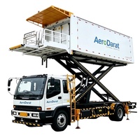 Véhicule de restauration aérienne diesel Euro 6 à grande capacité ou camion de service de traiteur aérien avec une capacité de 6200 kg