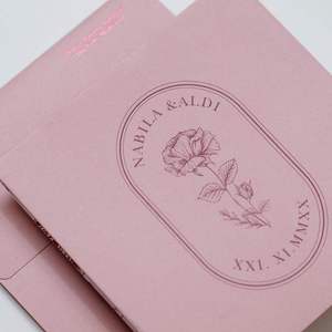 การ์ดธุรกิจแบบพับได้คุณภาพสูง กระดาษเคลือบเงา การ์ดขอบคุณ พร้อมเคลือบ UV แบบด้าน ปั๊มนูนลายดอกไม้ - Product Image 5