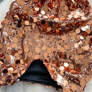 Vestido de Fiesta Corto Sexy con Lentejuelas de Moda para Mujer - Product Image 6