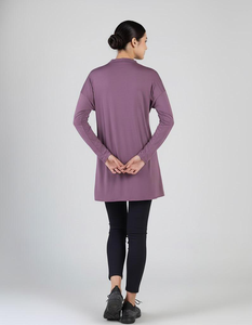 Jahit Pukal OEM Muslimah Casual Breathable Knitted Fabric Sports Hoodie Labuh Ex-factory Price Menutup Aurat Reliable Supply - Product Image 5