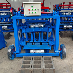 Macchina per la produzione di blocchi Semi automatica have Hallow cemento mattoni Make macchinari - Product Image 2