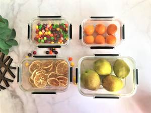 Boîtes de conservation LYT285 en gros pour réfrigérateur, contenants alimentaires multi-capacités pour déjeuner, gain de place, pour légumes et fruits frais - Product Image 2