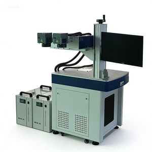 Machine de marquage laser UV à double tête pour armoires, marqueur laser haute précision pour plastique, équipement de marquage industriel polyvalent GS1 - Product Image 2
