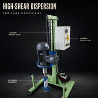 Petit mélangeur d'échantillonnage de laboratoire en acier inoxydable SUS304 100L à moteur DC pour la dispersion liquide des revêtements, des peintures et des peintures à base d'eau