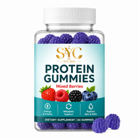 Gummies Protéinés SYC BIO aux Baies Mixtes – Formule de Soutien Quotidien au Bien-être – 60 Unités 180g – Marque Privée OEM ODM